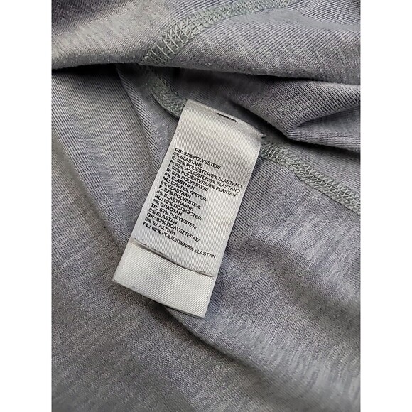 North Face‎ Women's M Gray Pink Long Sleeves Crew Neck Flashdry Stretch Outdoor - Picture 7 of 8